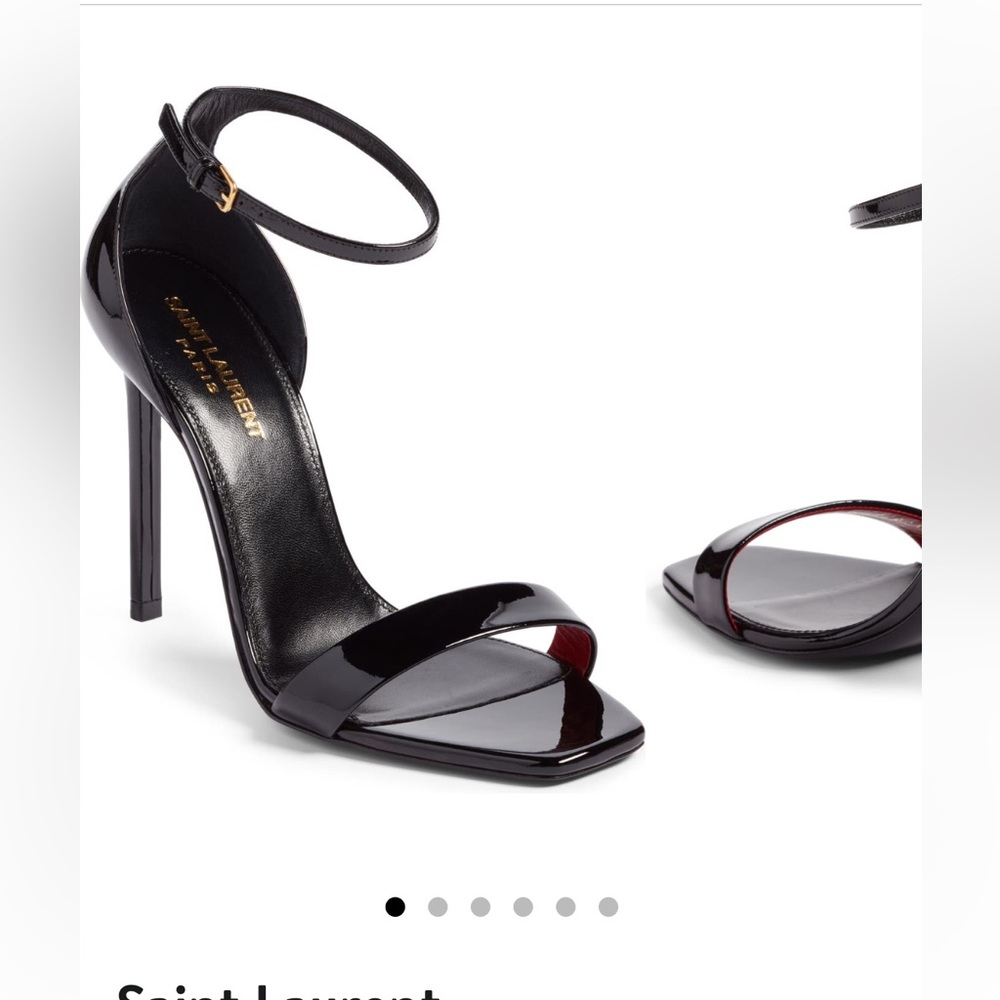 Great condition .. wore once ! Saint laurent amber strap sandal 6.5
